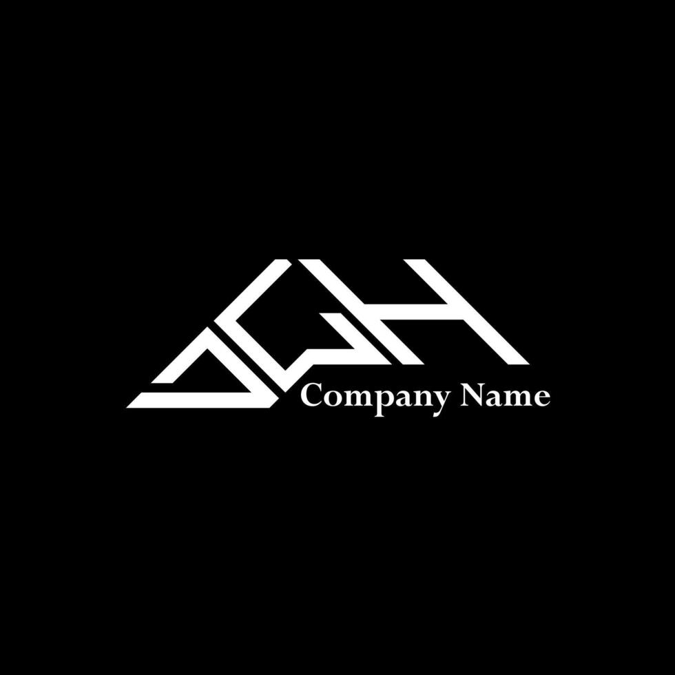DLH logo design, DLH simple and modern logo. DLH luxurious alphabet design vector
