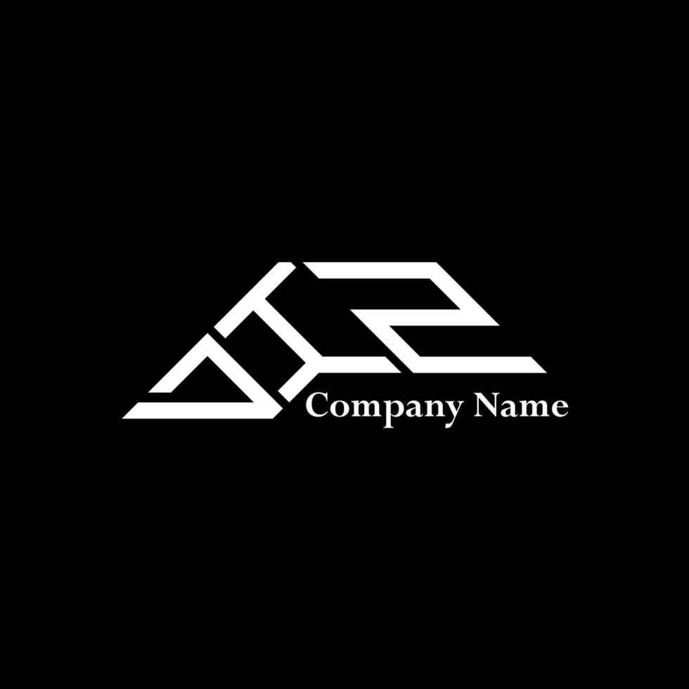 DIZ logo design, DIZ simple and modern logo. DIZ luxurious alphabet design vector
