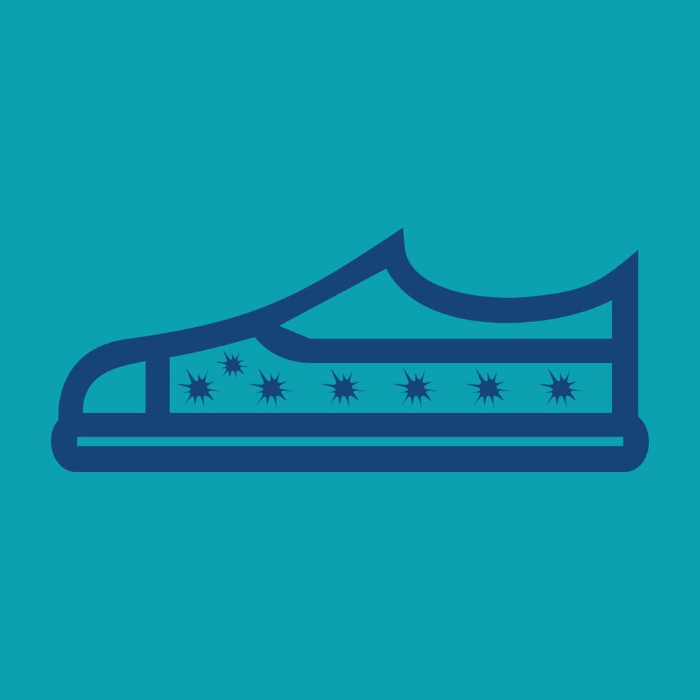 a shoe icon with a star on it vector