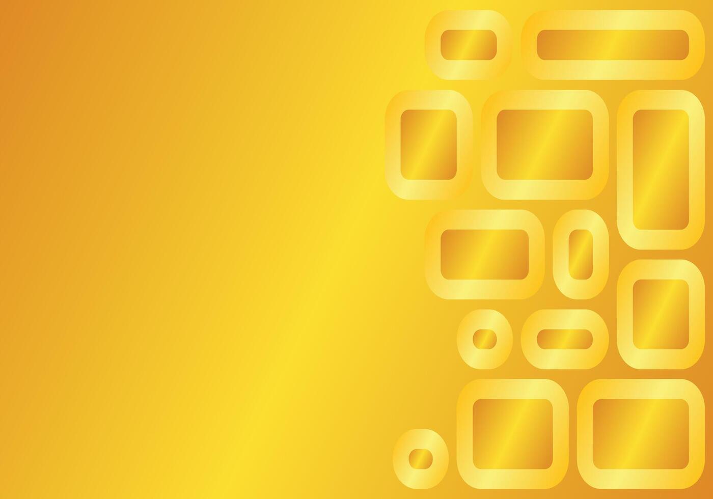 Vibrant Golden Abstract Background with Geometric Shapes vector