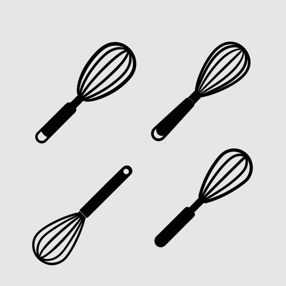 A kitchen element pack with silhouette, clipart, and line art designs, ideal for professional and creative use. vector