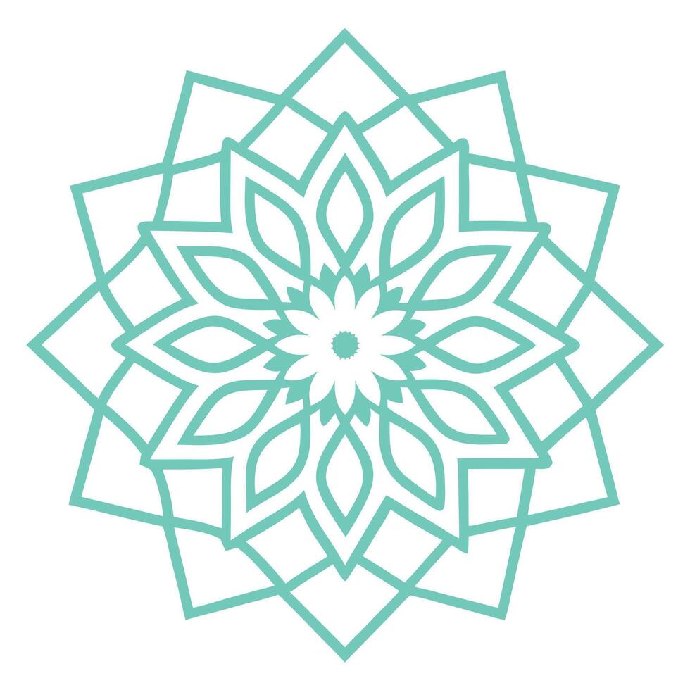 Islamic Mandala Art with Cultural and Spiritual Influence vector