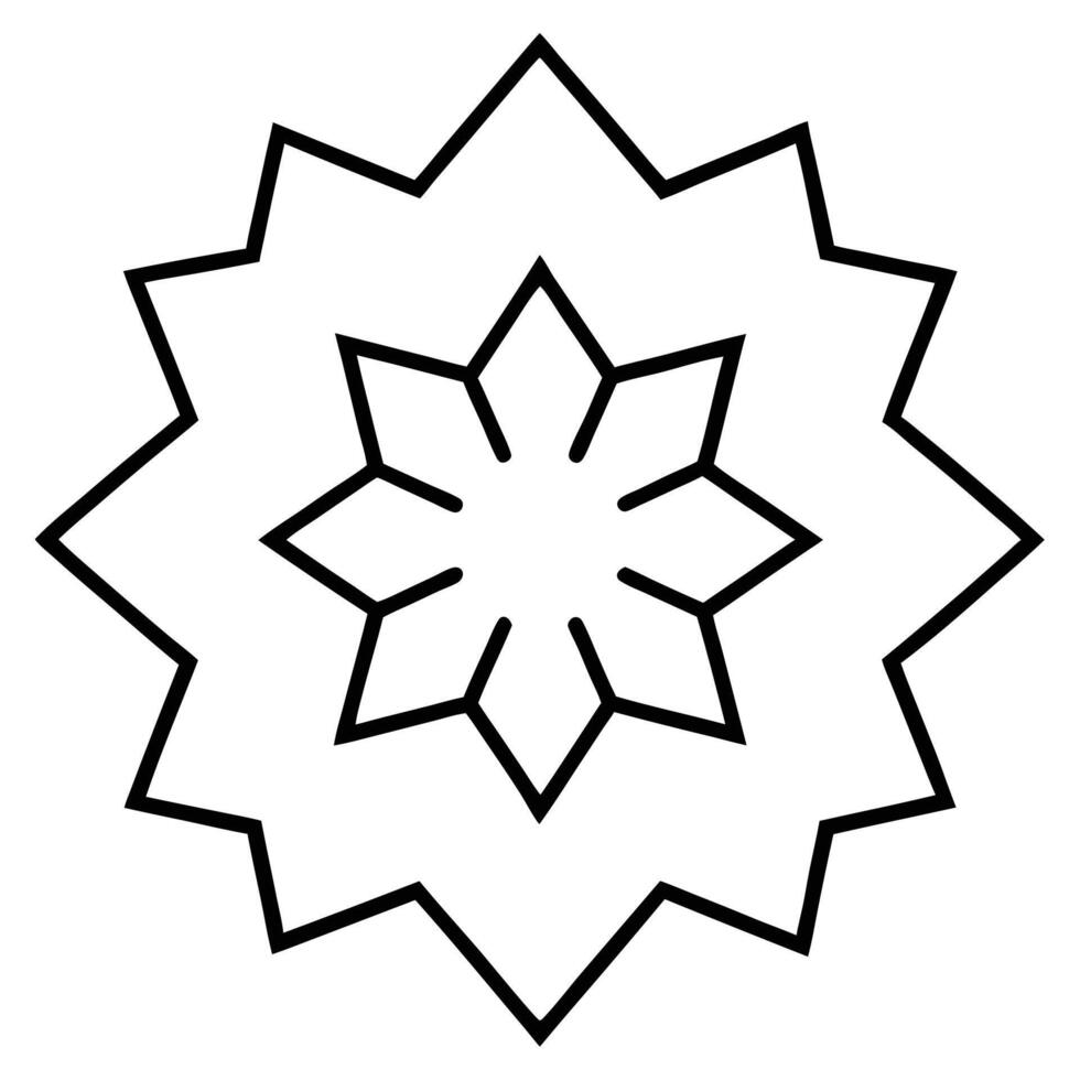 Islamic Mandala Ornament for Creative Decor Use vector