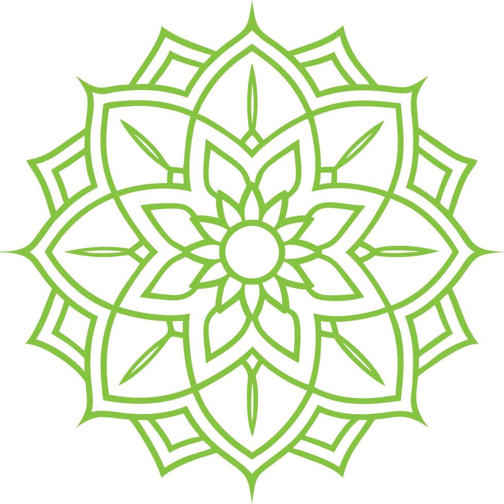 Islamic Mandala Art Perfect for Home and Spiritual Spaces vector