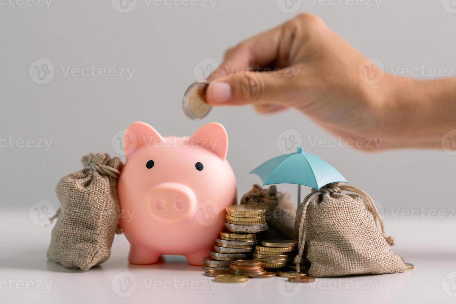 Saving money through wise investments and regular bank deposits can help build wealth and secure financial stability of business. balance, education, interest, price, safety, stack, buy, desk, loan photo