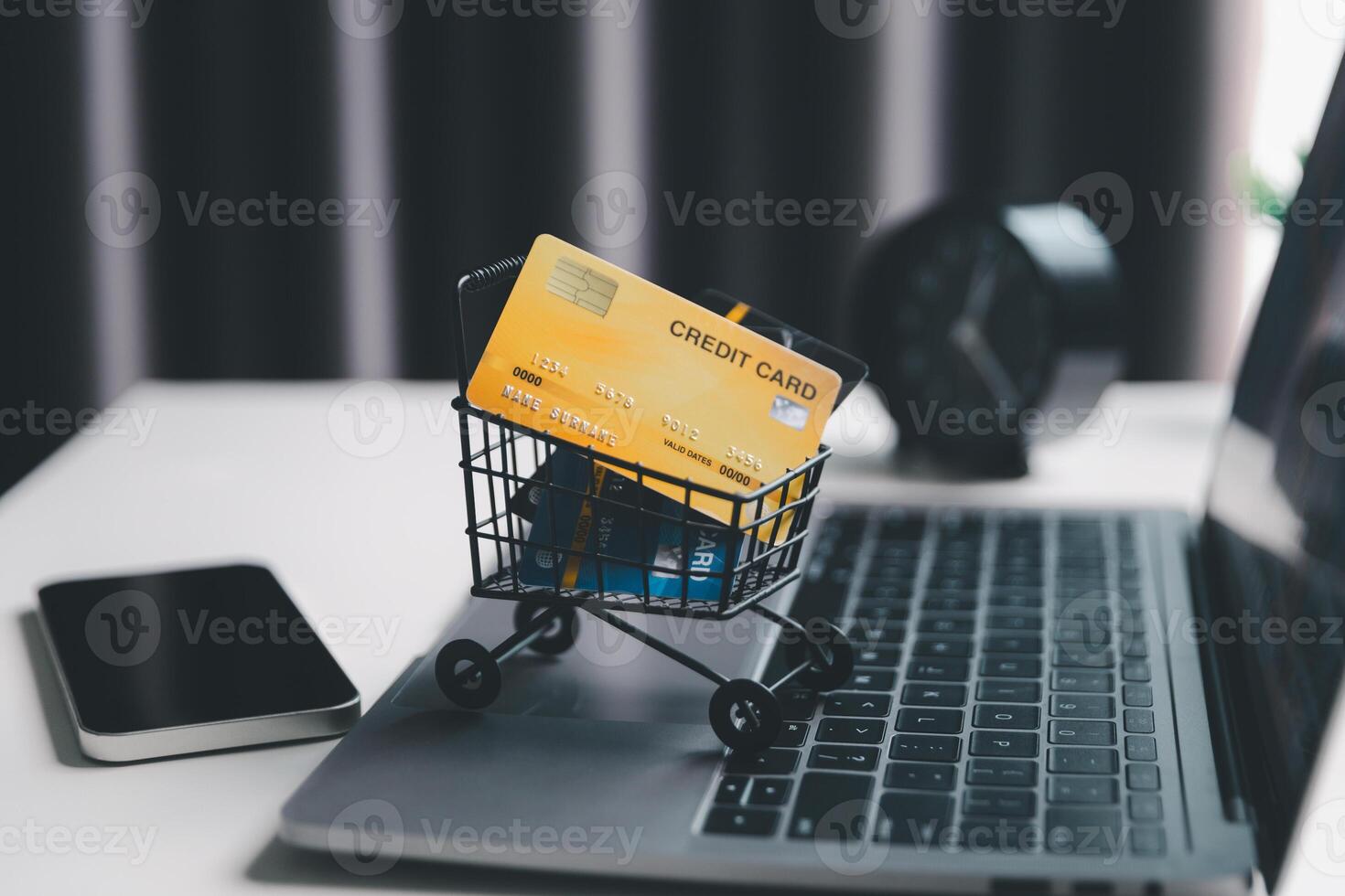In realm of e-business, effective marketing strategies drive online commerce, encouraging customers to fill their carts and complete purchases during cyberspace shopping sales. development, cart photo