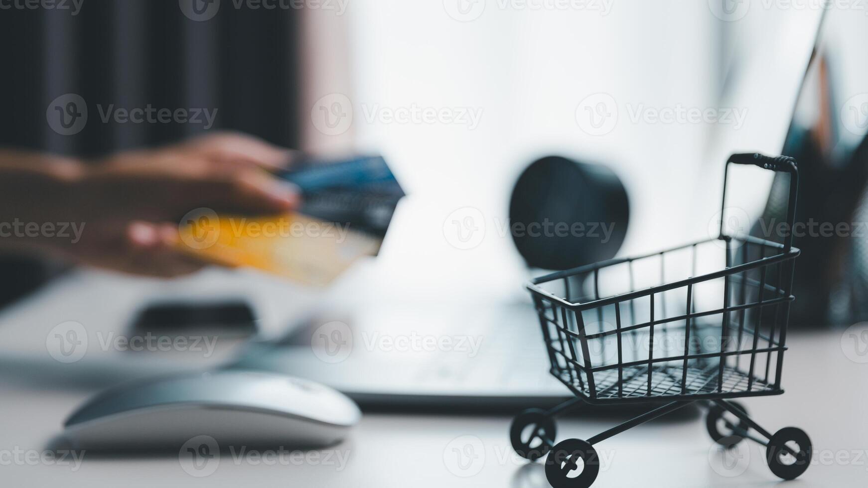 In realm of e-business, effective marketing strategies drive online commerce, encouraging customers to fill their carts and complete purchases during cyberspace shopping sales. development, cart photo