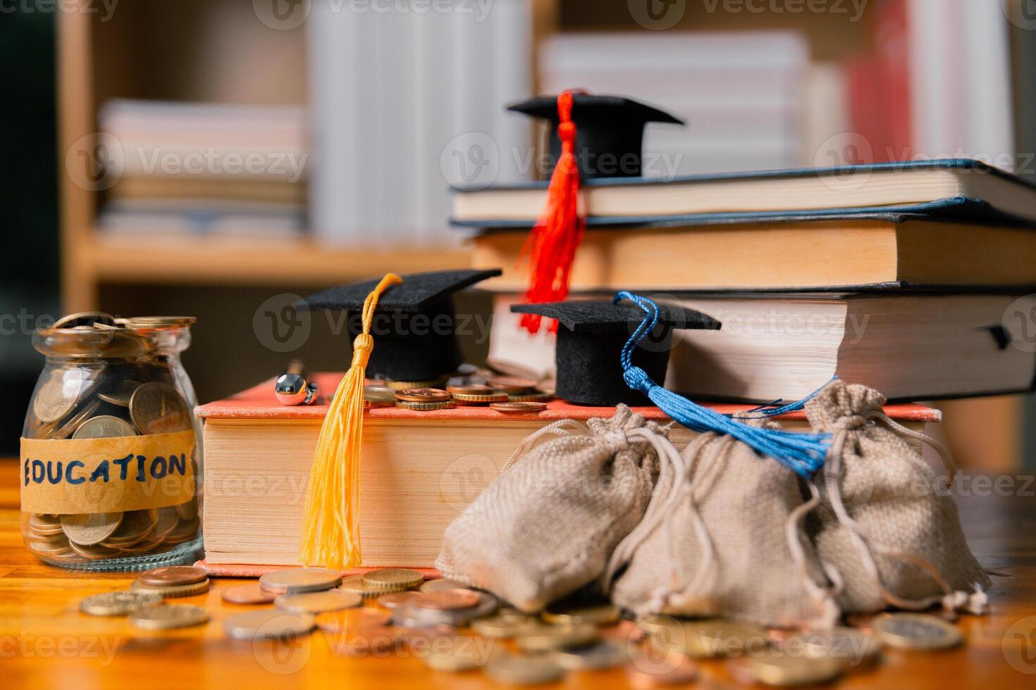 Planning for education abroad requires budgeting money wisely, saving coins, and focusing on future, as it leads to personal growth, cognitive development, and successful graduation as student. photo