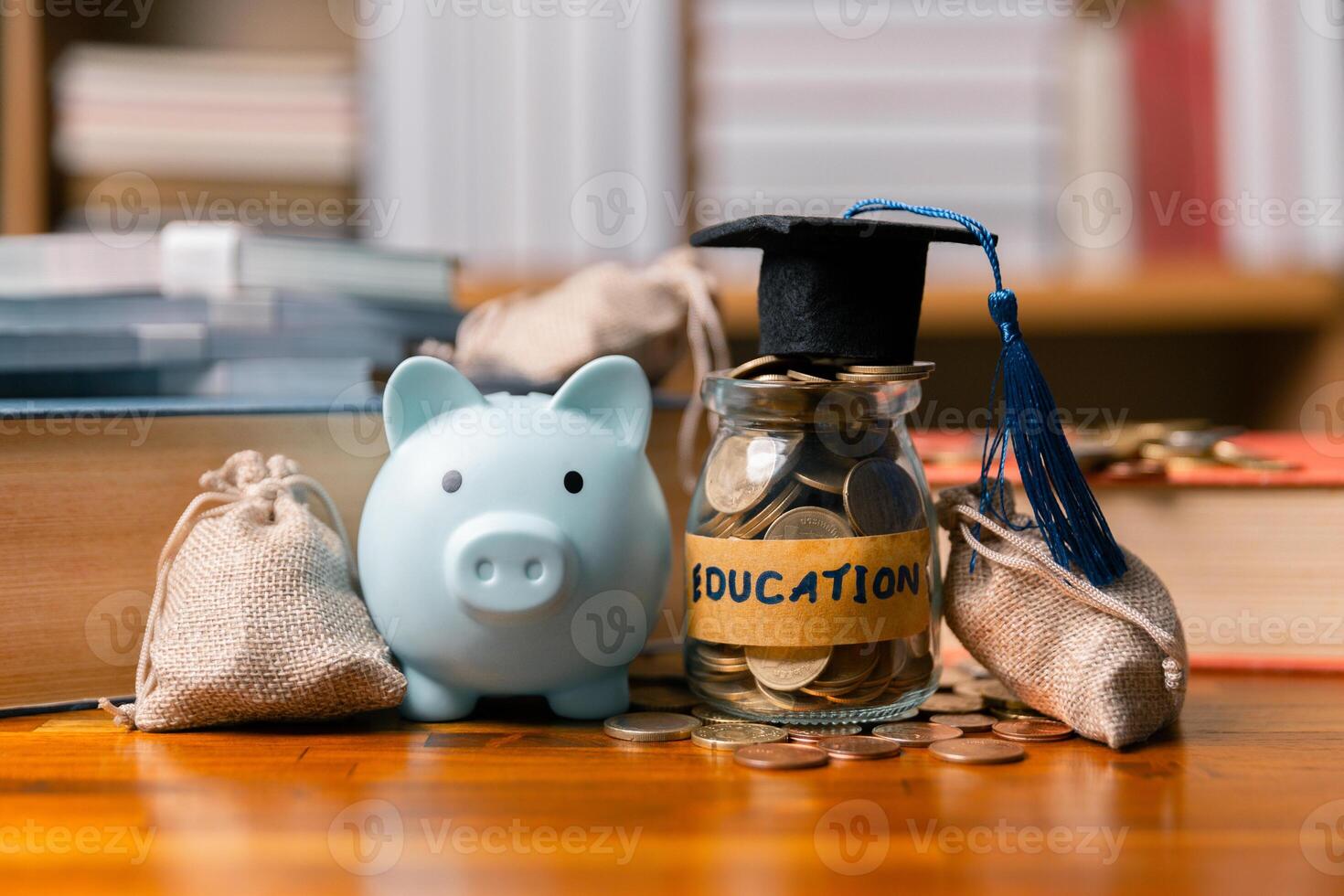 Planning for education abroad requires budgeting money wisely, saving coins, and focusing on future, as it leads to personal growth, cognitive development, and successful graduation as student. photo