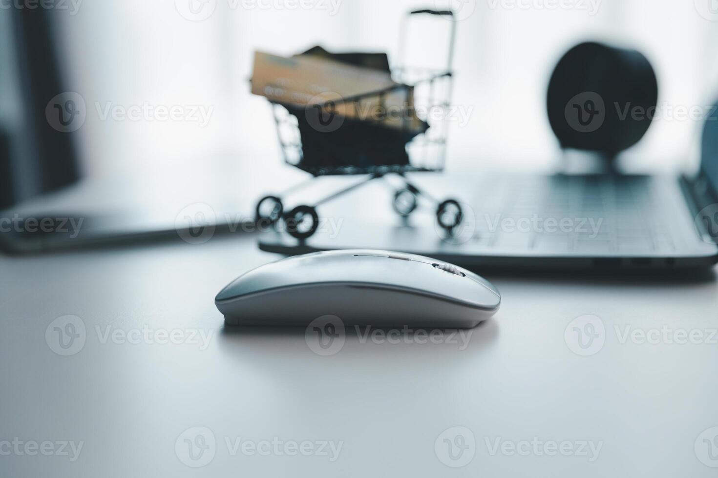 In realm of e-business, effective marketing strategies drive online commerce, encouraging customers to fill their carts and complete purchases during cyberspace shopping sales. development, cart photo