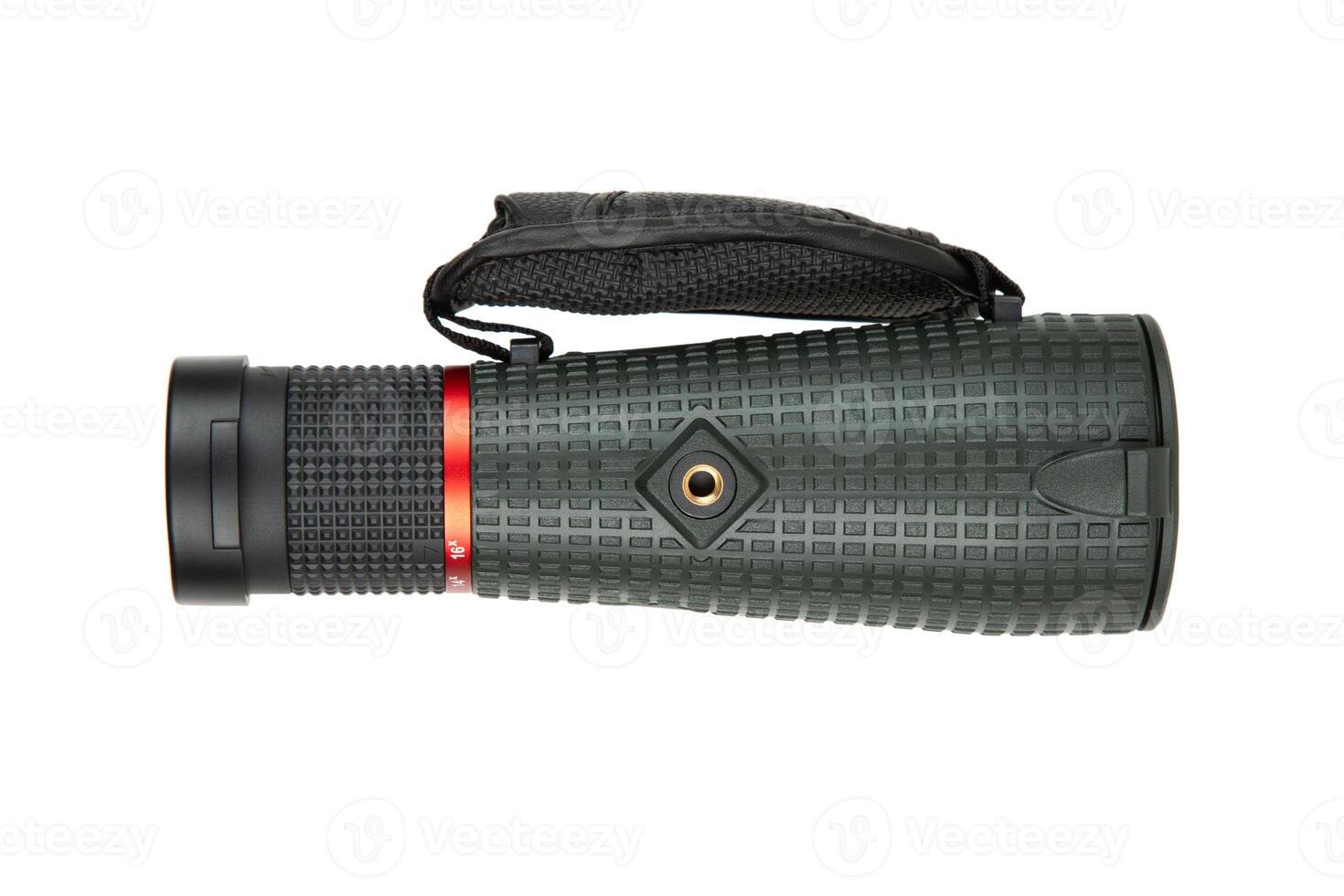 High-quality thermal imaging monocular with a textured grip, lens cap, and ergonomic design, ideal for outdoor activities and wildlife observation photo