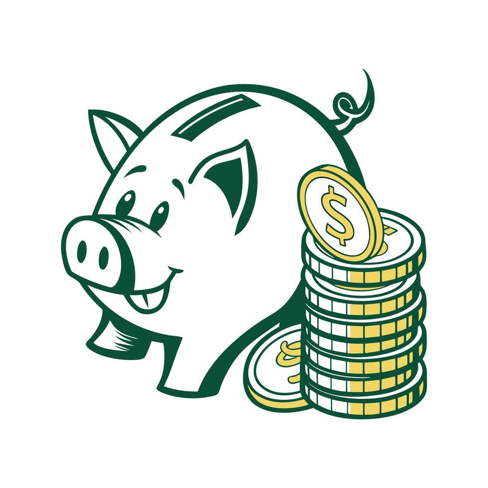 a finance company business vector