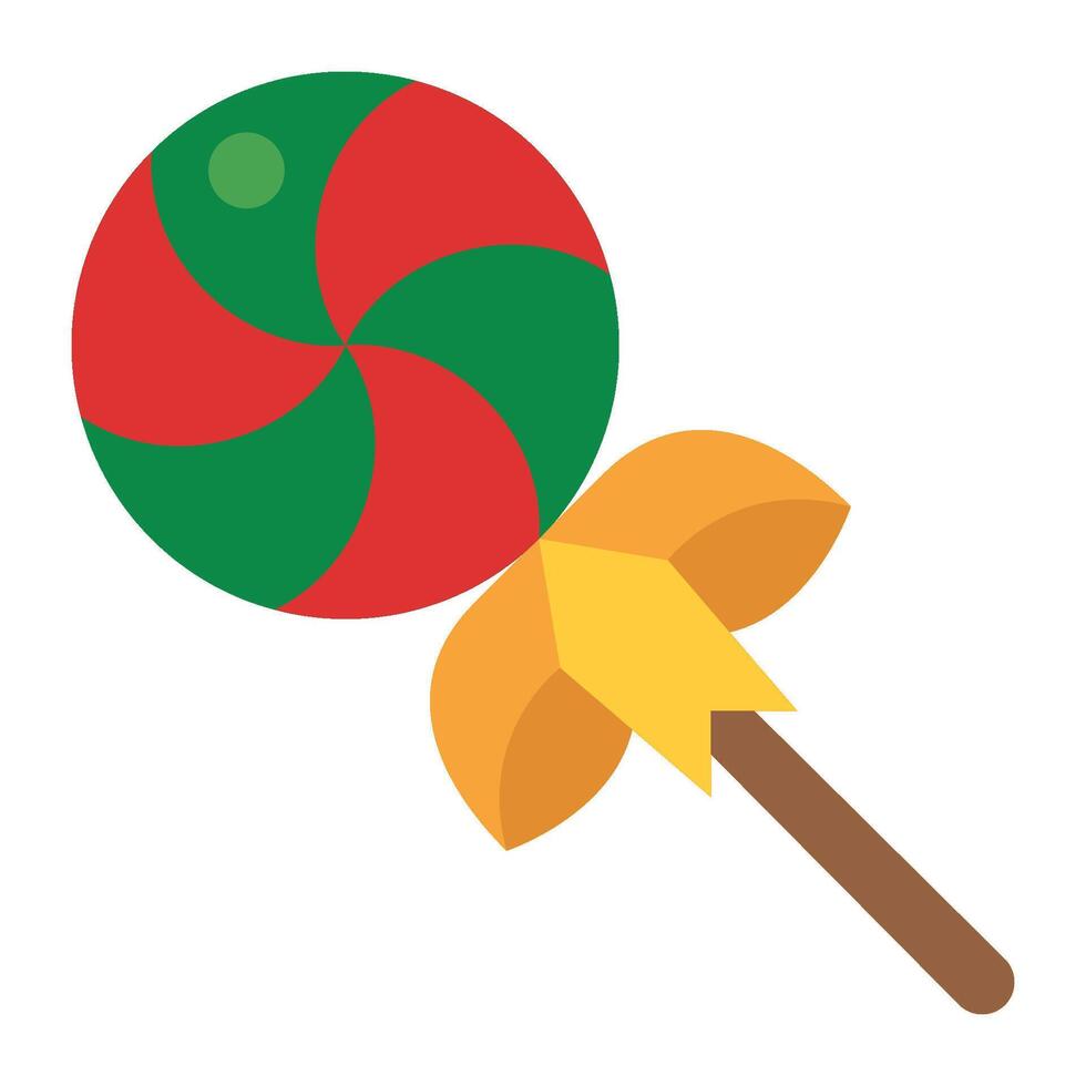 lollipop flat icon vector