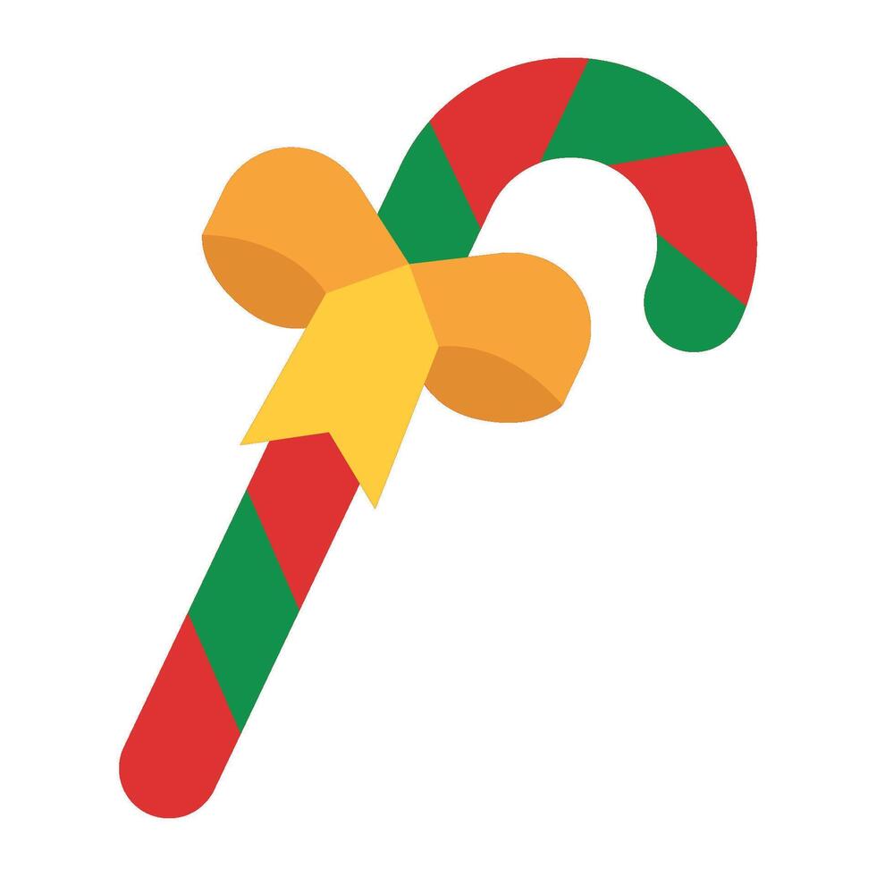 candy cane icon vector