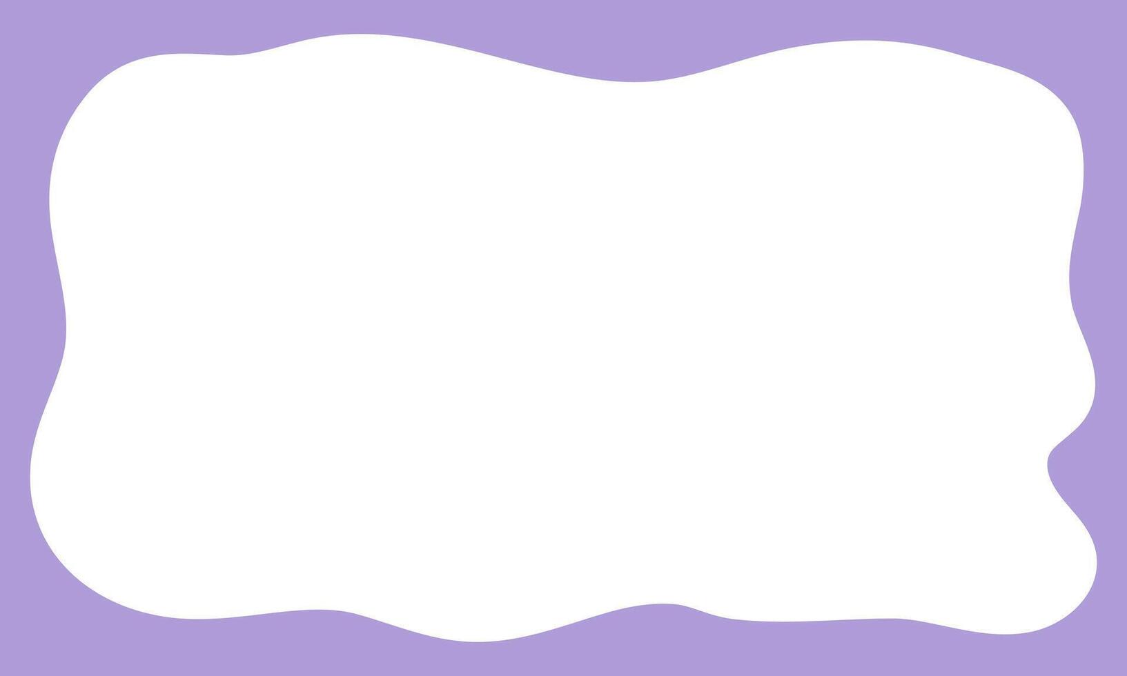 Scalloped rectangle border. Empty text box. Waves zigzag frame. illustration vector