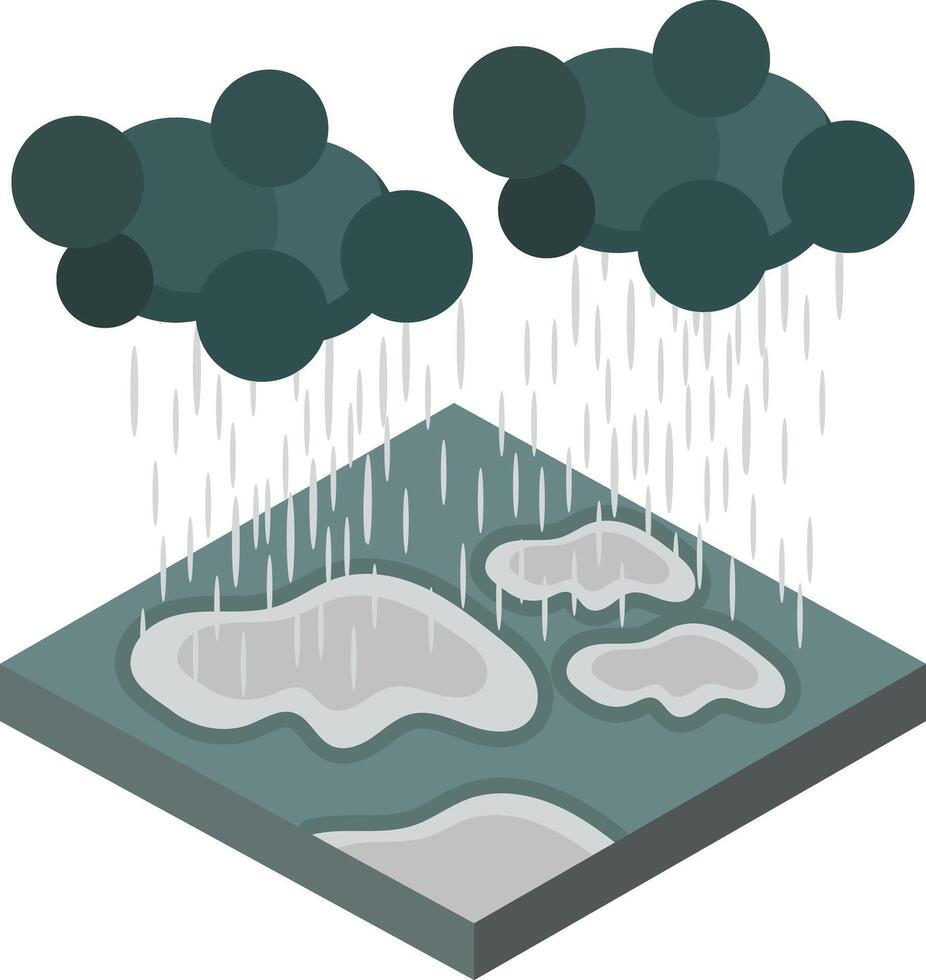 The rain provided much-needed relief from the drought. vector
