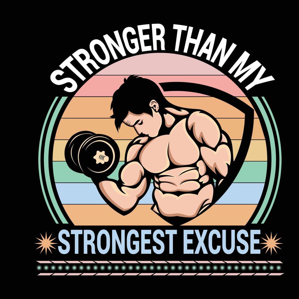 Sore Muscles Today, Stronger You Tomorrow vector