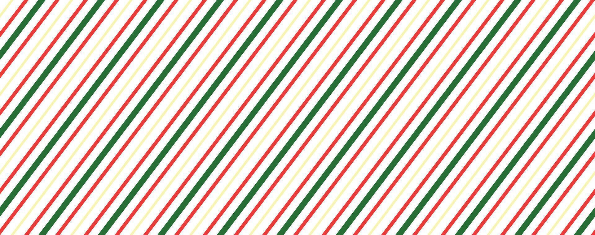 Red and white striped candy cane design with a pink accent. Holiday background with seamless texture for gift wrapping. vector