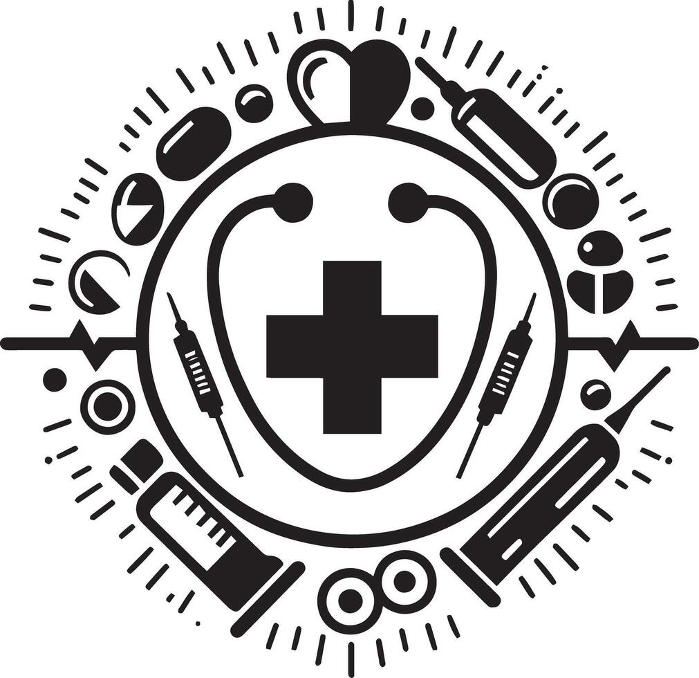 Medical symbol illustration vector