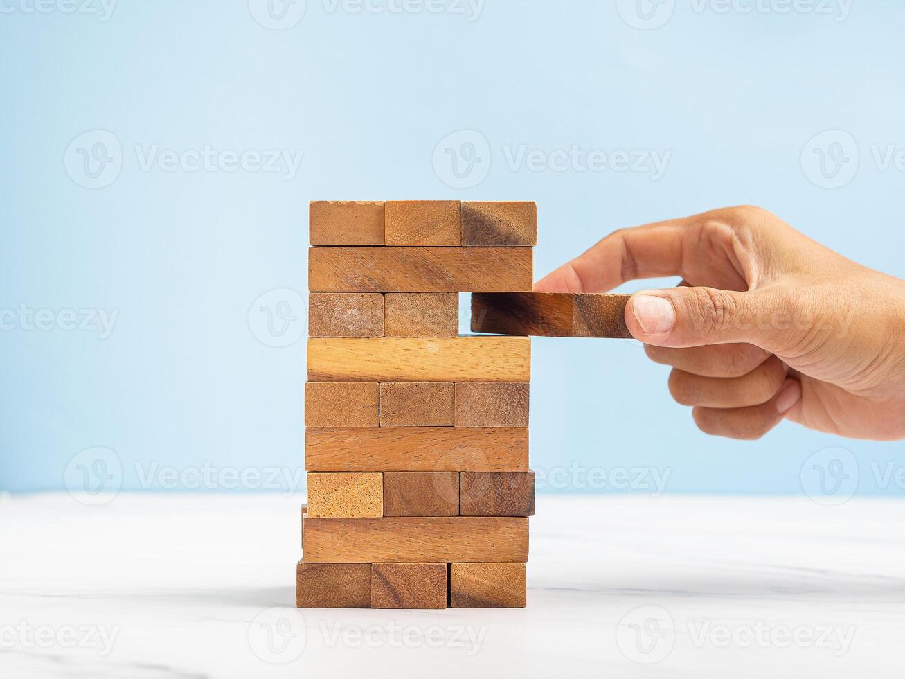 Risk of management and strategy plans for business growth and success concept photo