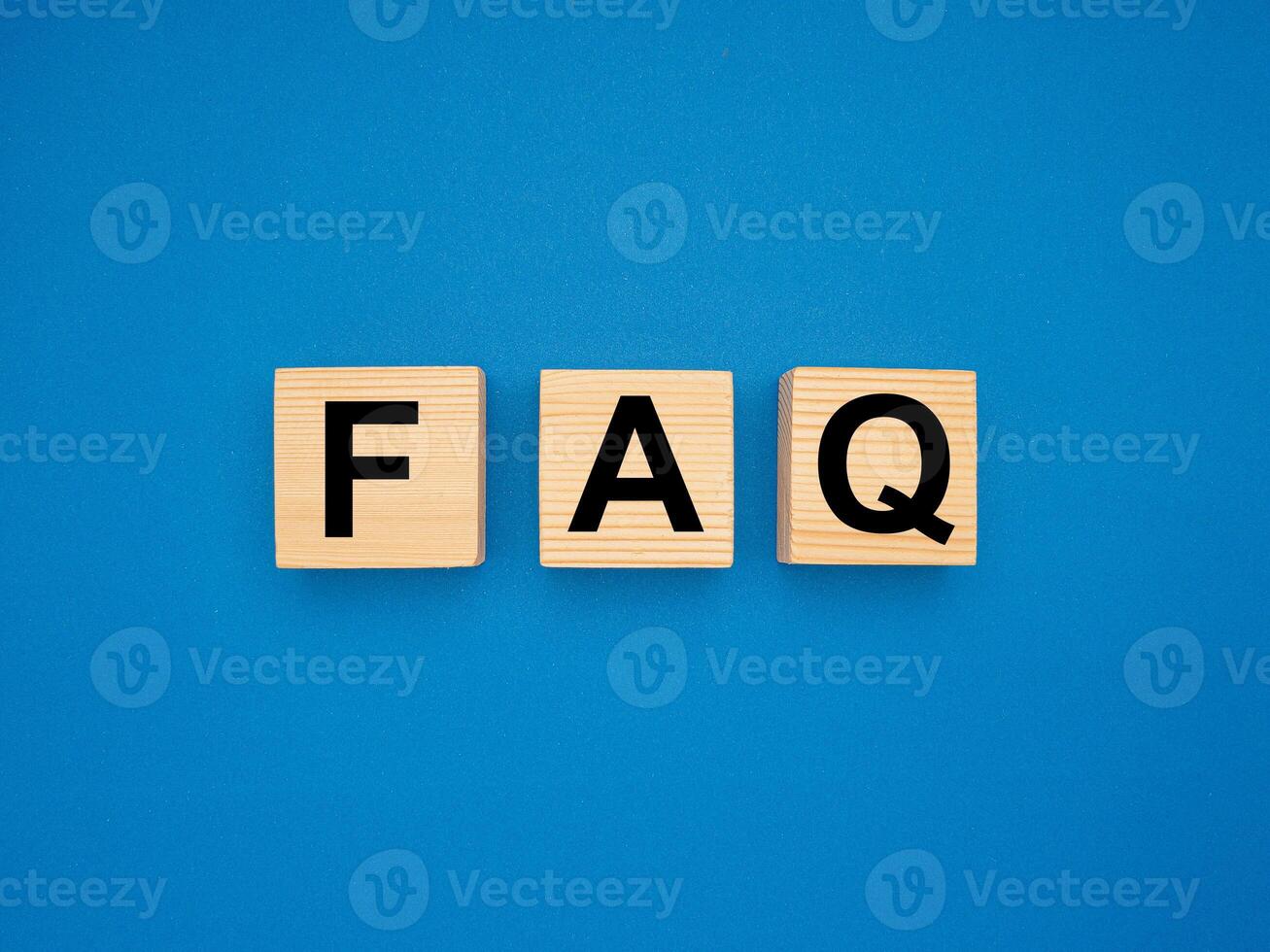 A list of answers to Frequently Asked Questions. FAQs concept photo