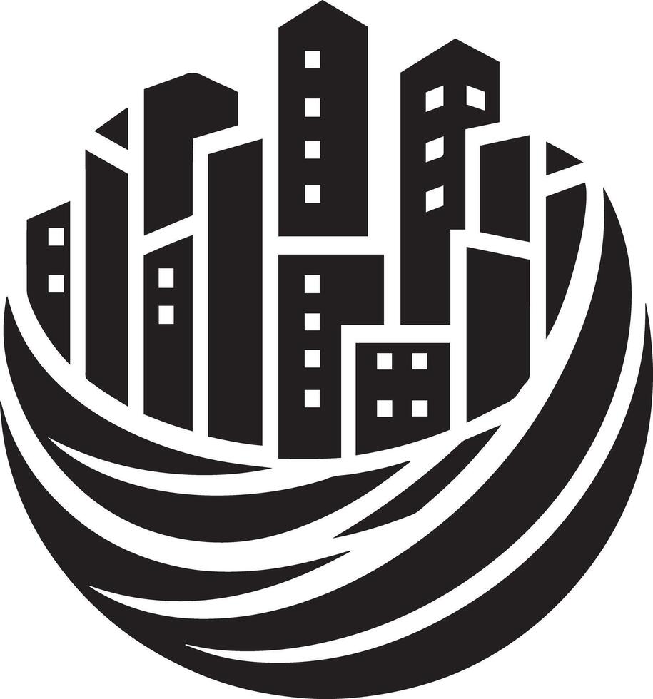 The logo for the city of new york vector