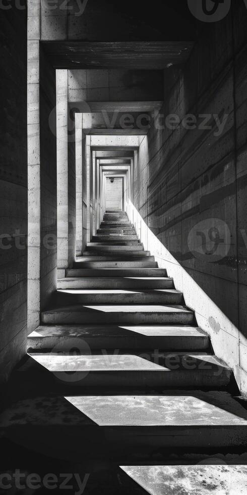 Vertical perspective shadow effect photo