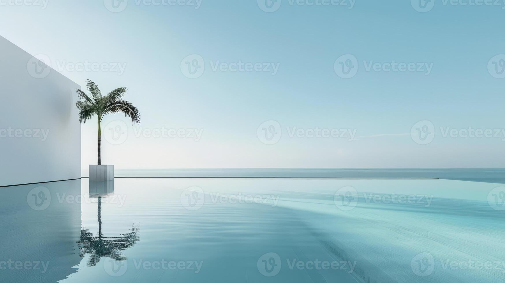 Minimalism highlights the peace and quiet of this beach holiday photo