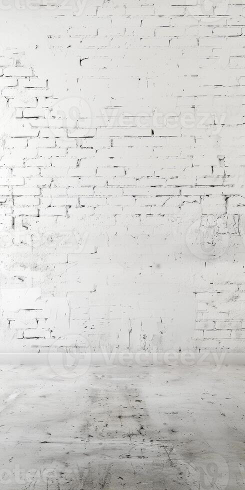 Minimalist white wall backdrop providing a simple and clean background. photo