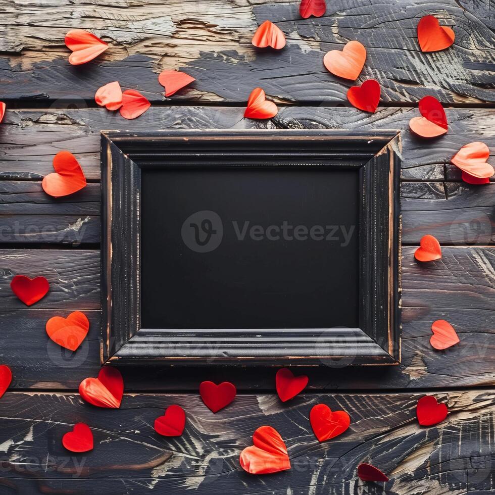 Love-themed photo frame for Valentine's Day memories.
