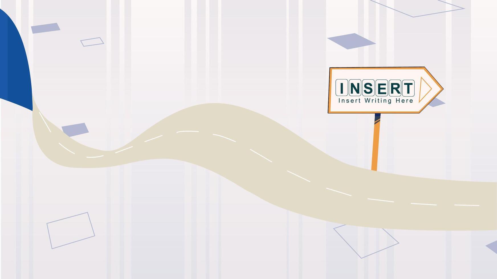 Road modern design vector