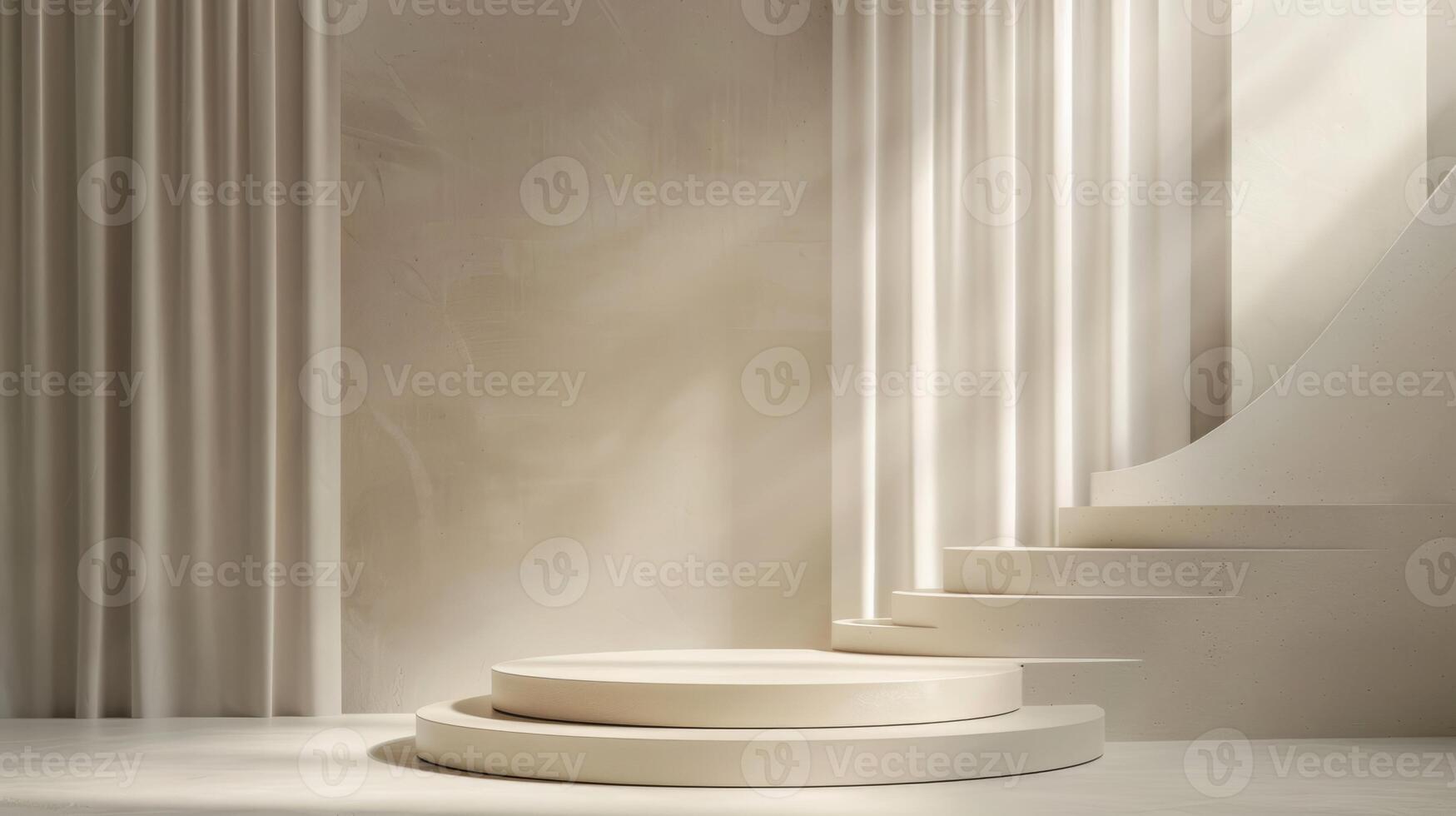 Neutral backdrop allows the award podium to shine as a symbol of excellence and achievement photo