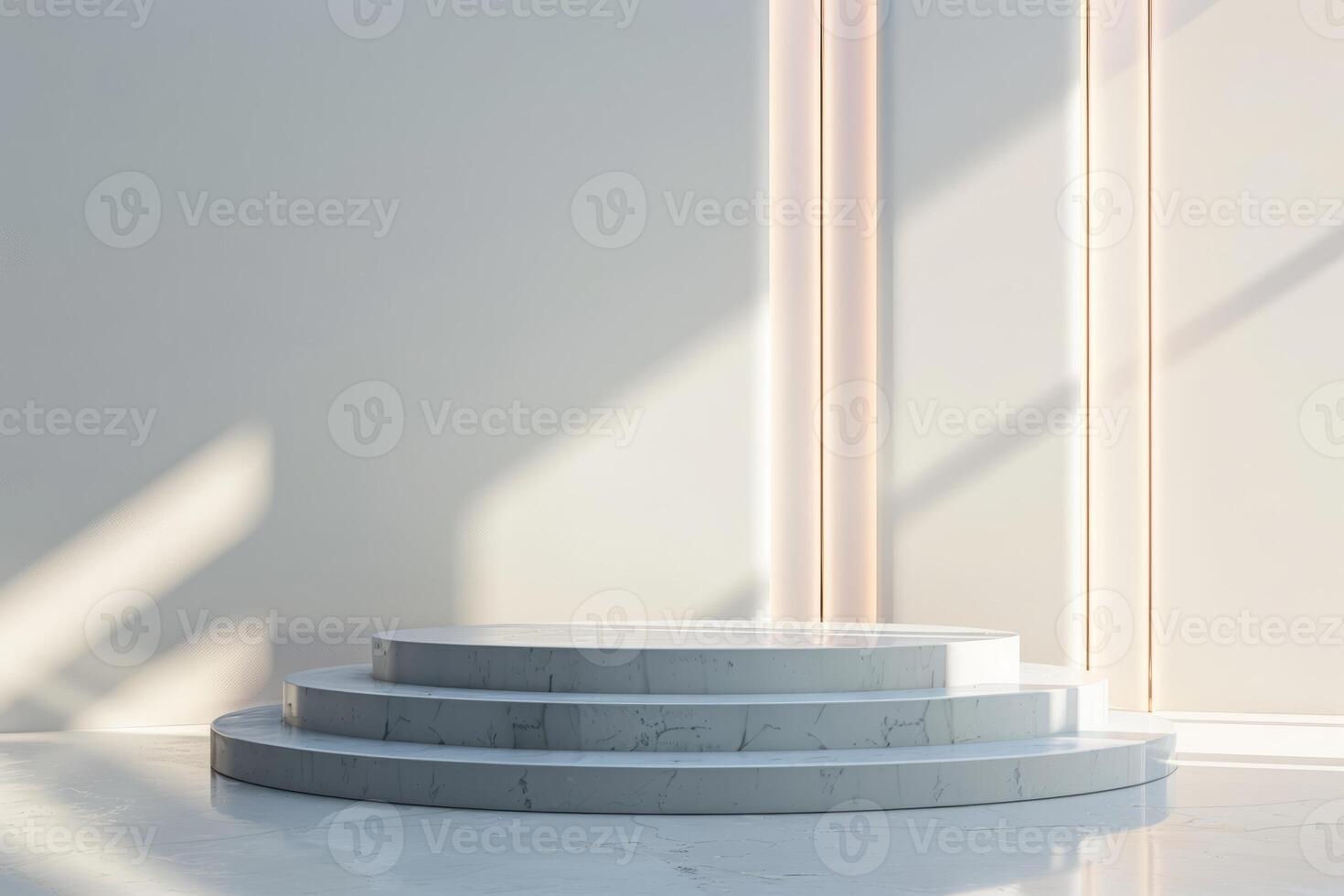 Subtle gradient on the white background adds depth and dimension to the composition photo