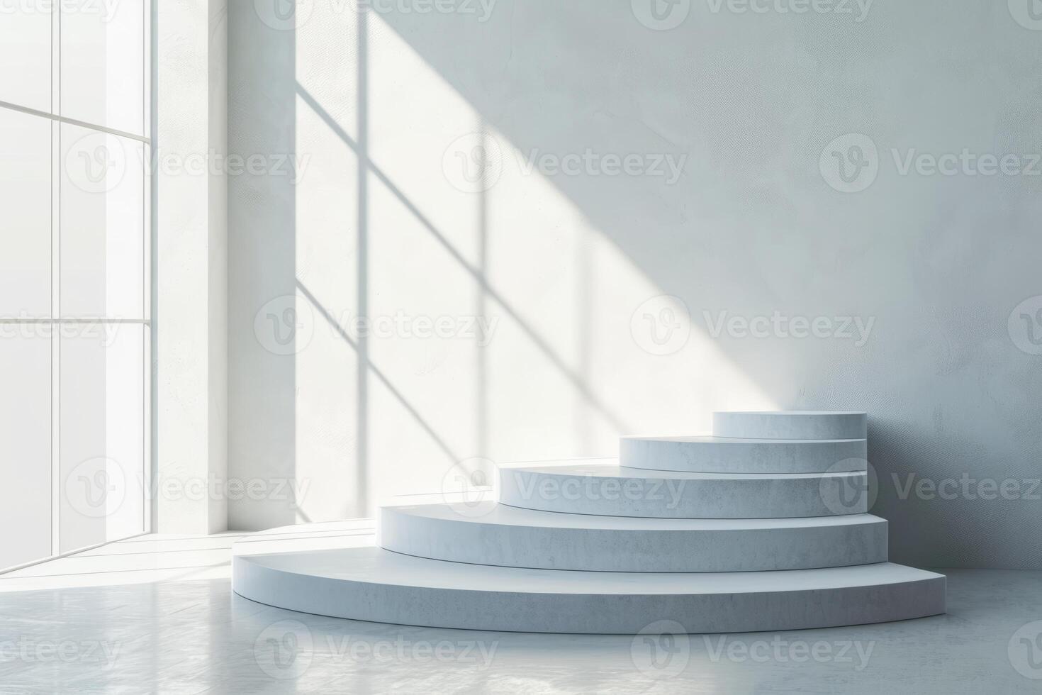 Subtle gradient on the white background adds depth and dimension to the composition photo