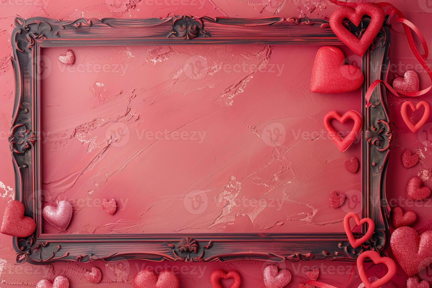 Love-themed photo frame for Valentine's Day memories.