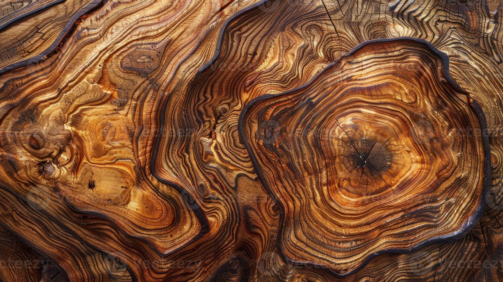 Natural grains and organic patterns of a wooden surface photo