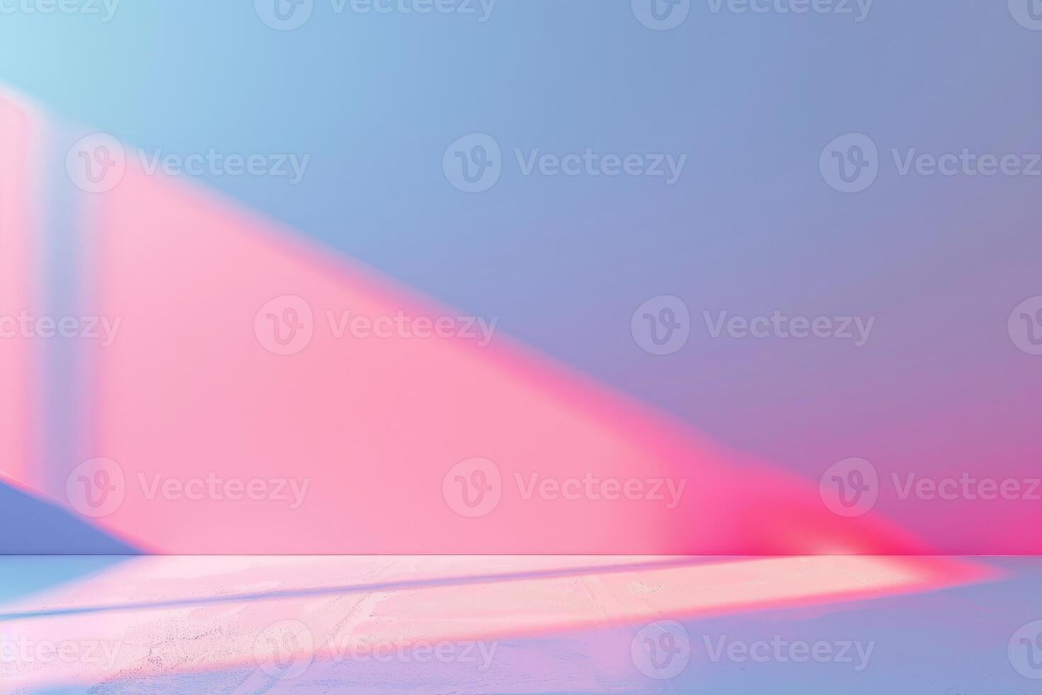 Abstract Minimalist Background with Soft Pink and Blue Gradient Light Reflections photo