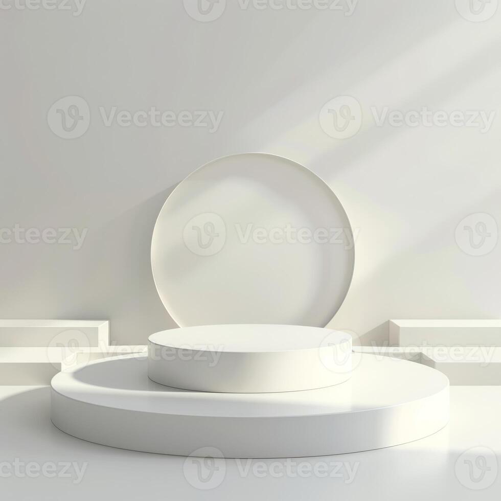 Subtle shadows and highlights on the white background add depth and dimension to the composition photo