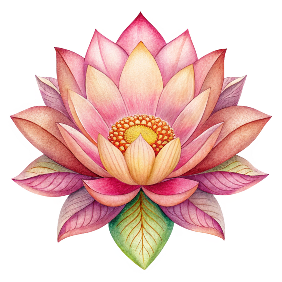 Beautiful Rangoli with Lotus Flower Motifs png