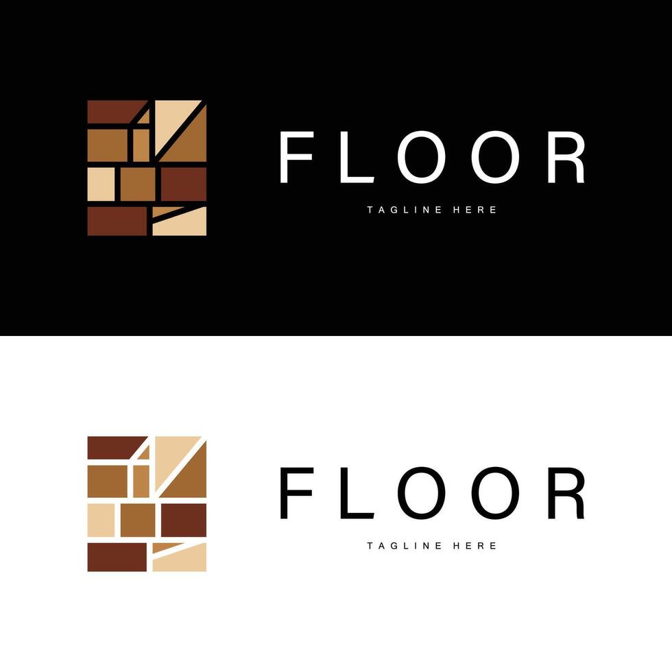 Floor Logo Design Ceramic Minimalist Abstract vector