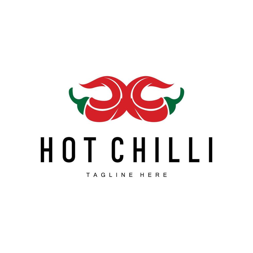 Hot Chili Logo Simple vector