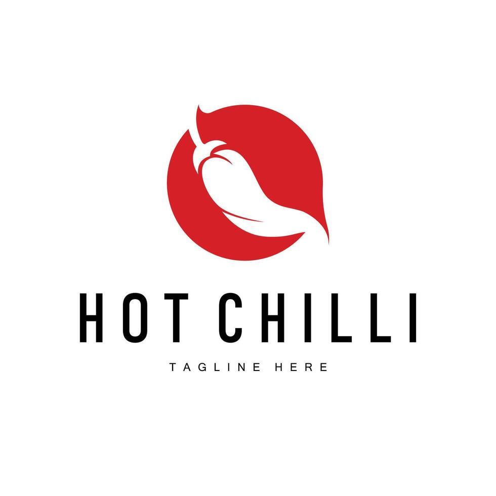 Chili Hot Spicy Logo vector