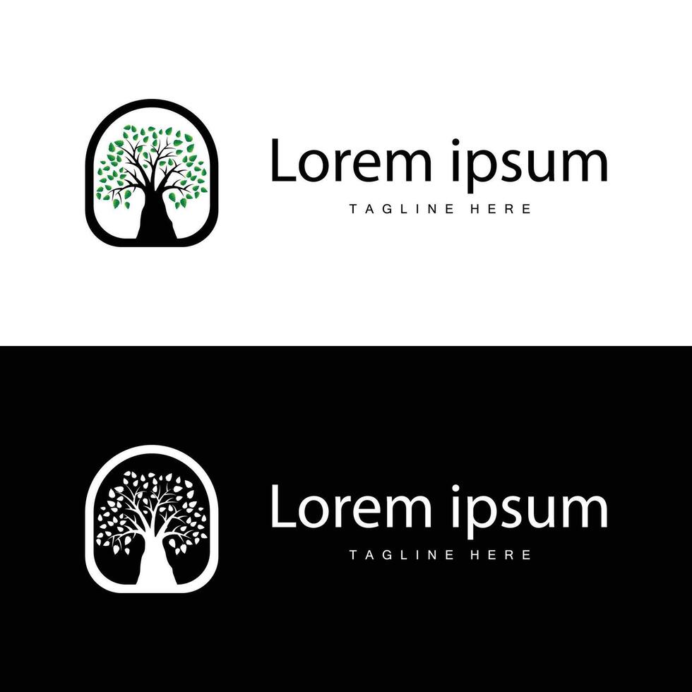 Tree Logo Design Playground vector