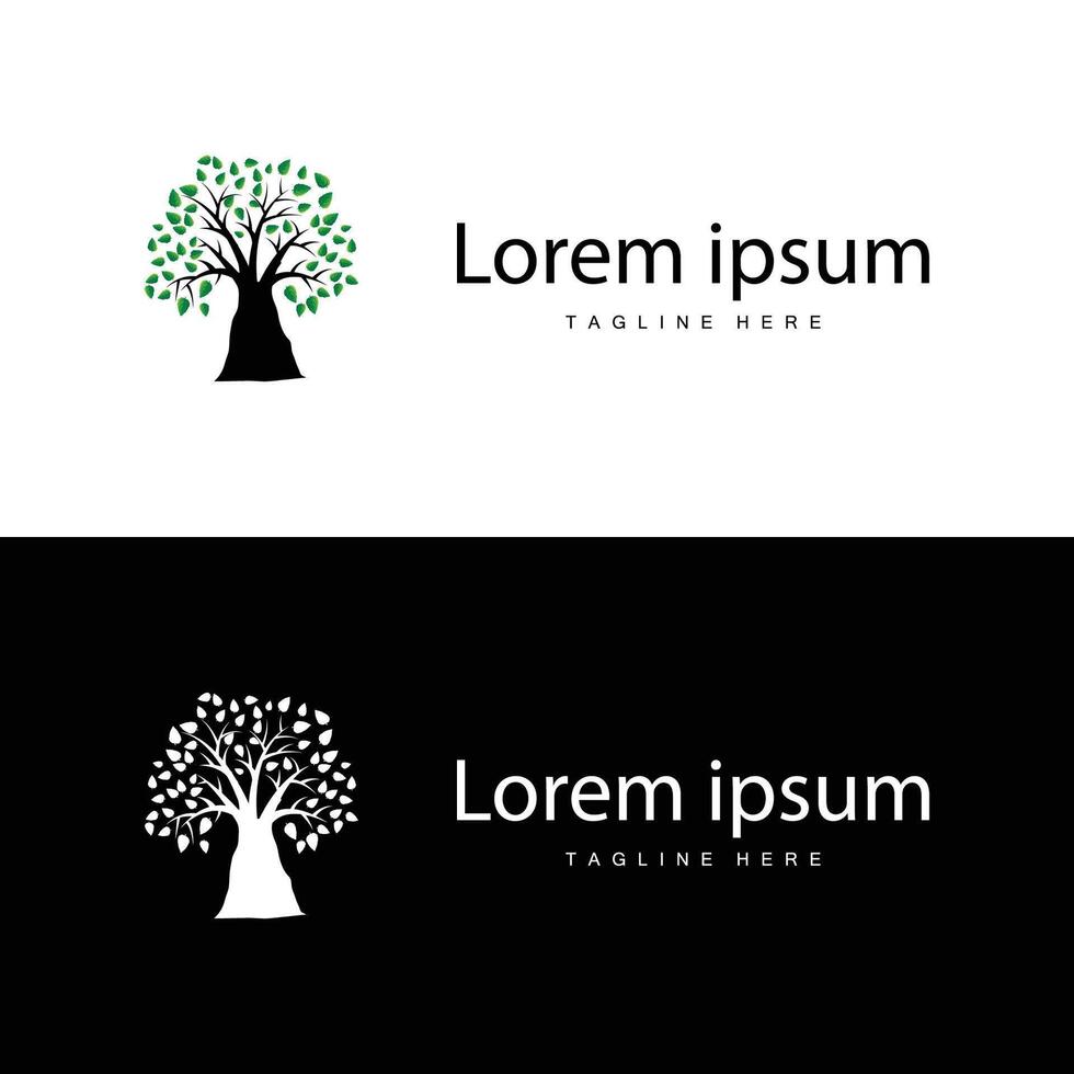 Tree Logo Design, Playground Education Tree Icon vector