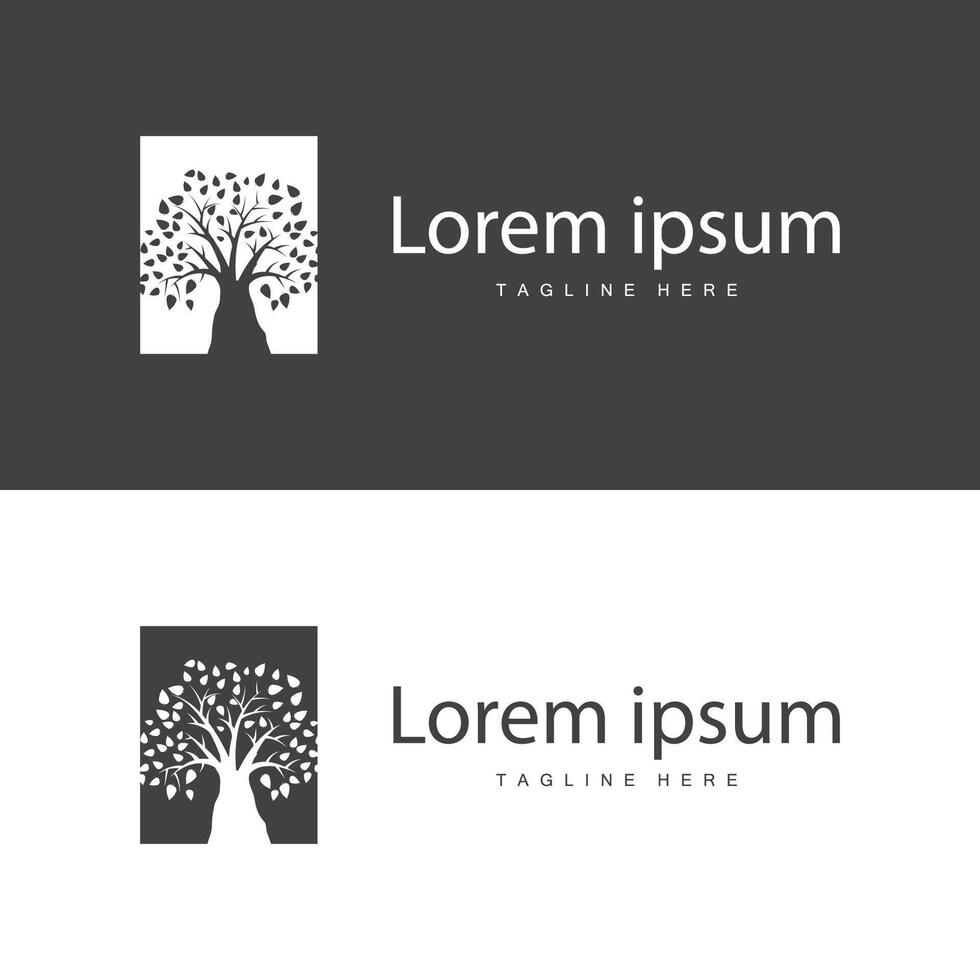 Tree Logo Design Icon vector