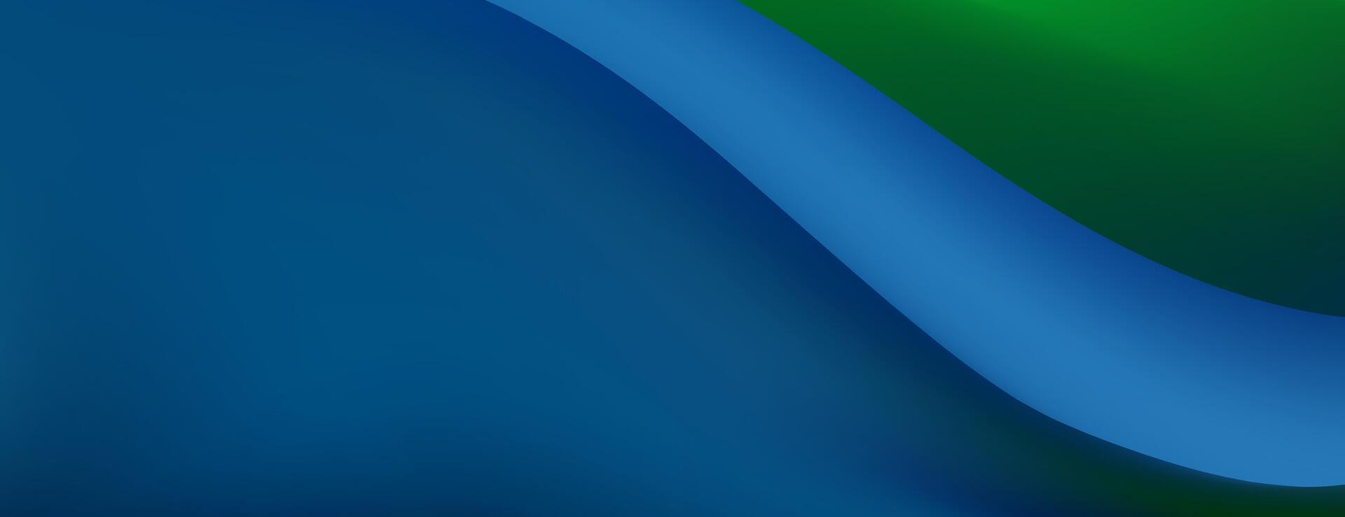 Abstract Blue Green Gradient Background Curves Design Wallpaper vector