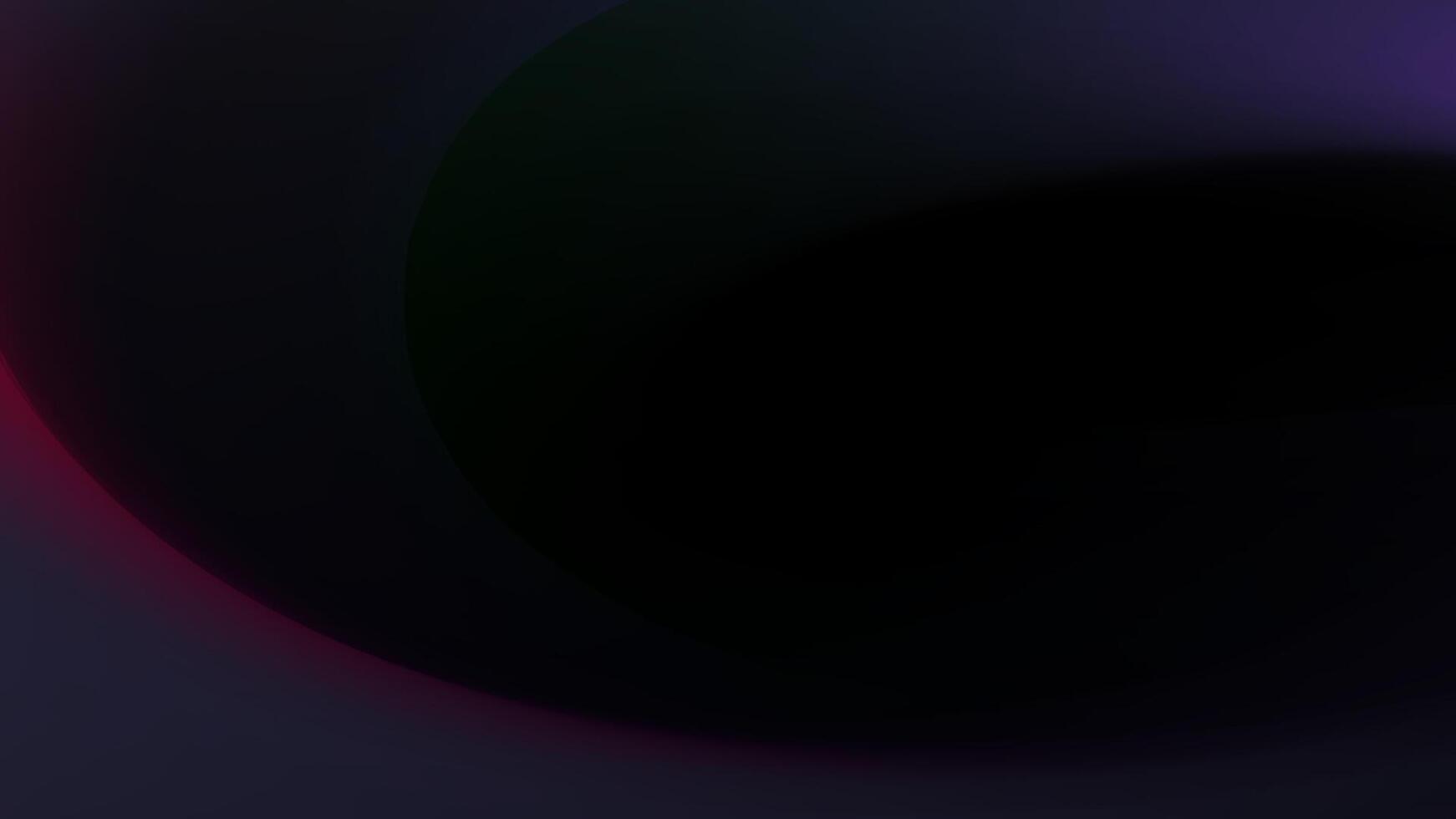 An abstract image featuring a dark background with a smooth gradient transitioning from deep purple to black. vector