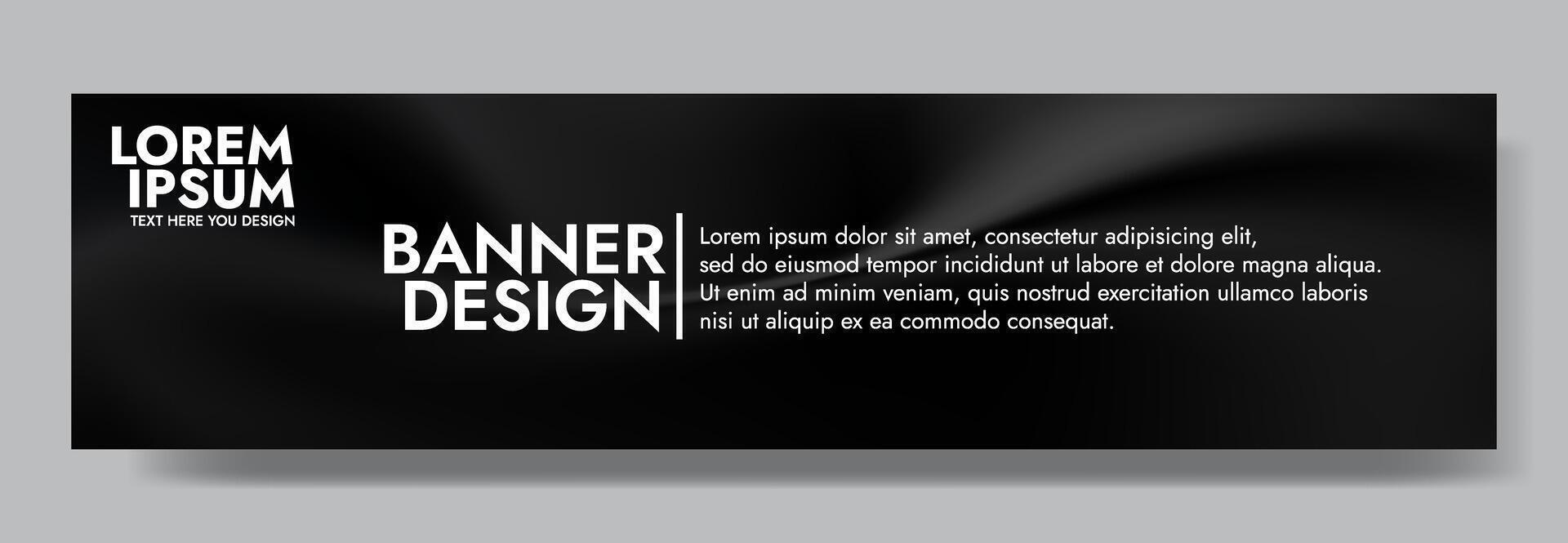 Elegant Black Background Template Modern, Minimalist, and Clean vector