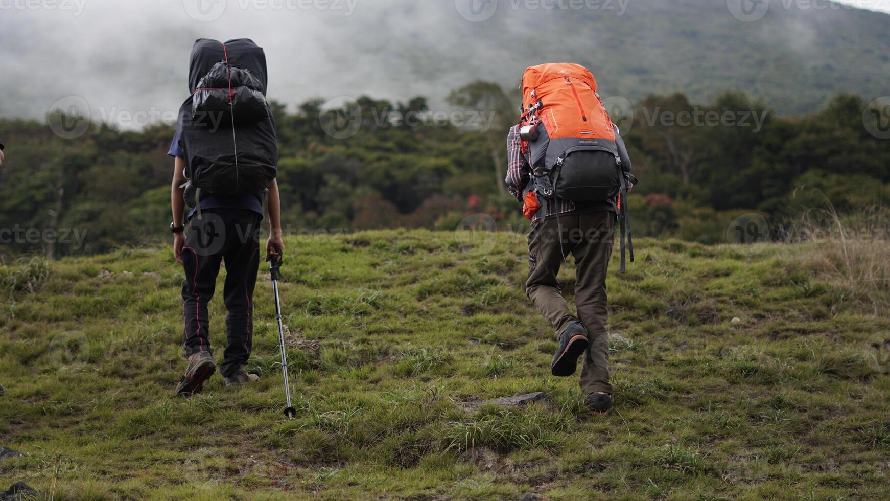 Photo of a trip to Mount, adventure together at the Surya square. National Park in West Java, 16 October 2022