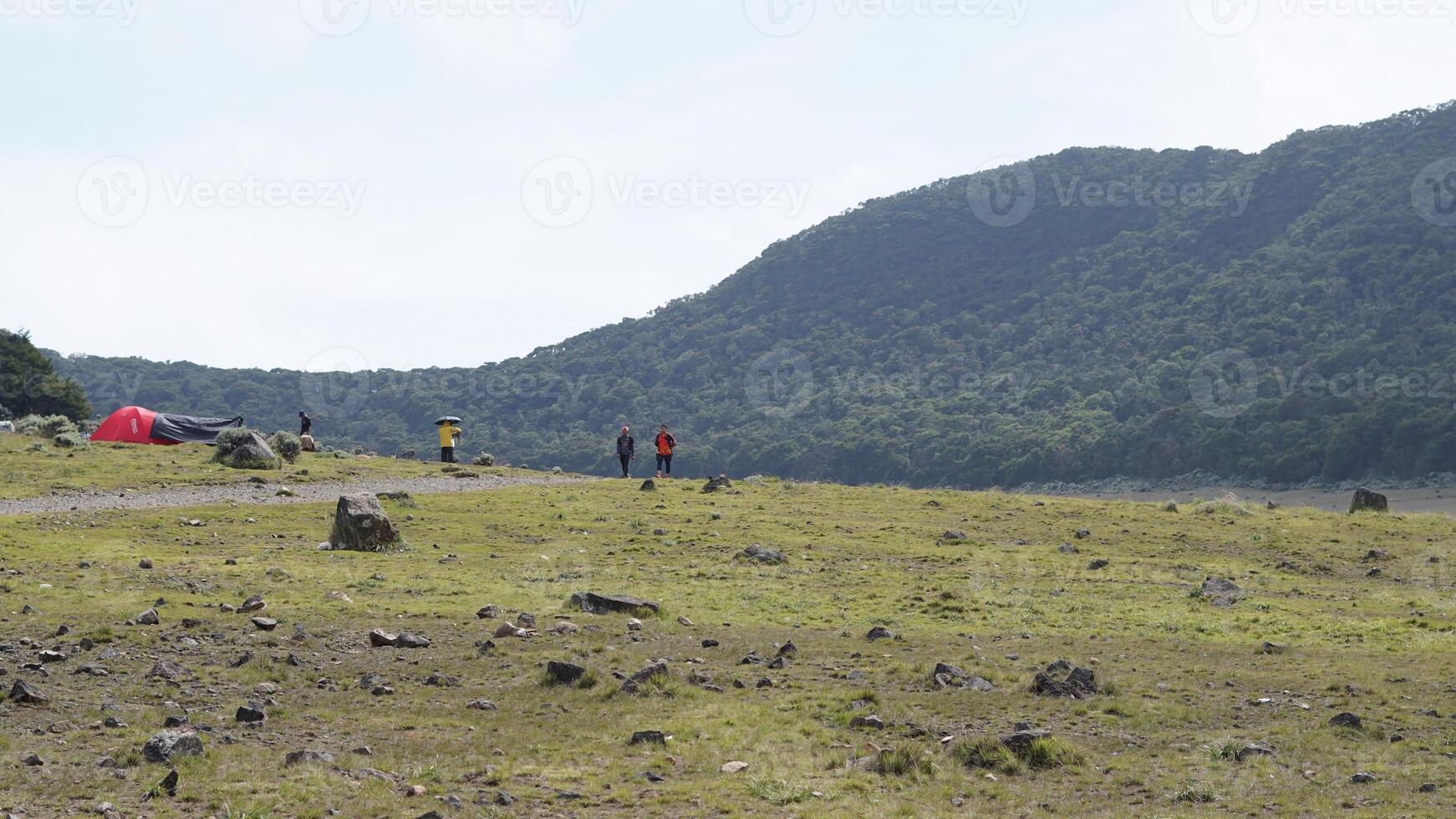 Photo of a trip to Mount, adventure together at the Surya square. National Park in West Java, 16 October 2022
